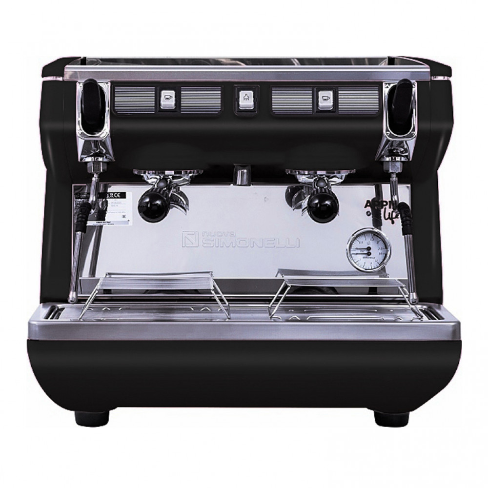 Кофемашина Nuova Simonelli Appia Life Compact 2Gr S 220V black, white, red+economizer+high groups