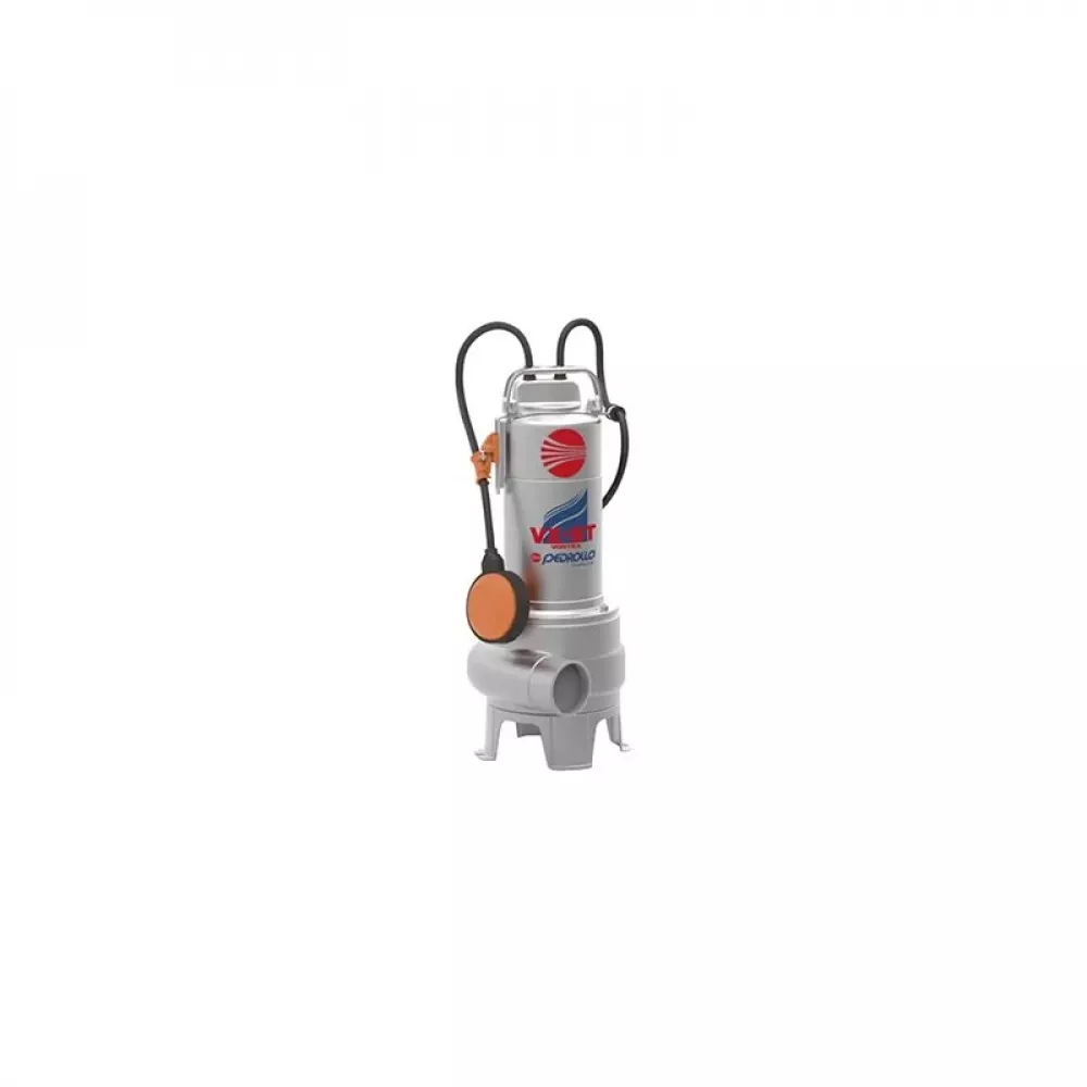 Насос фекальный Pedrollo VXm 10/35-ST, кабель 10м, 48SGV96B0A1U