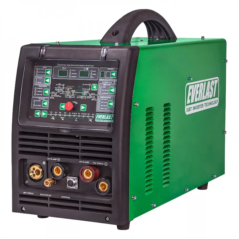 EVERLAST PowerMTS 221STI инверторный сварочный полуавтомат 2EV221MTS